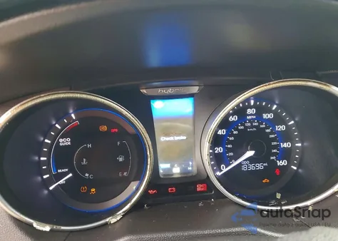 2011 Hyundai Sonata Hybrid from USA, damaged, VIN KMHEC4A4XBA017158